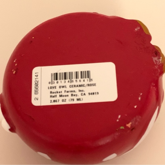 Valentine’s Day Ceramic Owl Plant Pot, Small Owl Pot, Red Owl, Owl Decor, Heart. - Picture 10 of 16